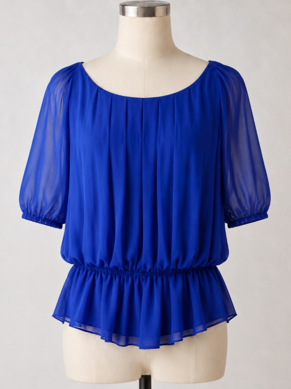 YA Los Angeles Chiffon Butterfly Sleeve Top - Small